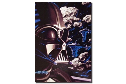 Star Wars - Darth Vader signed by The Brothers Hildebrandt